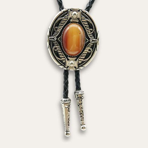 Goth Bolo Tie, orange colorway