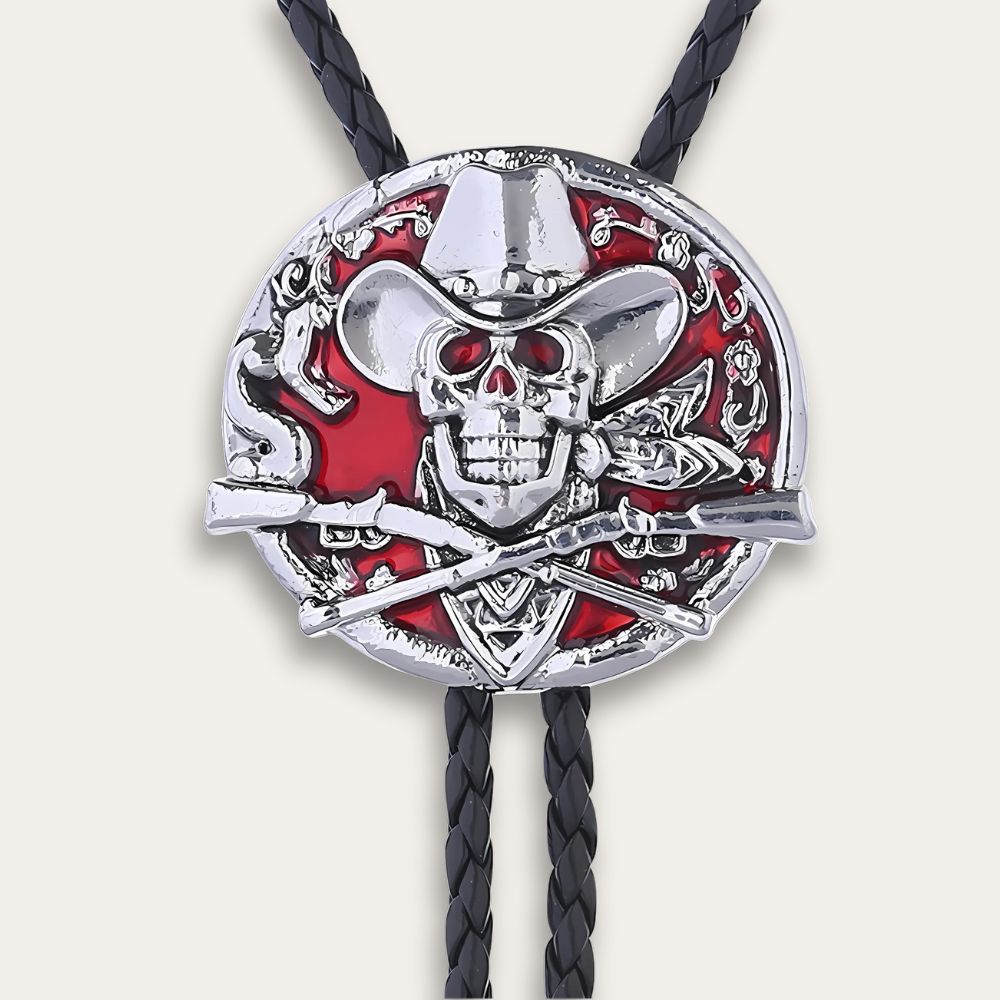 Gun bolo tie