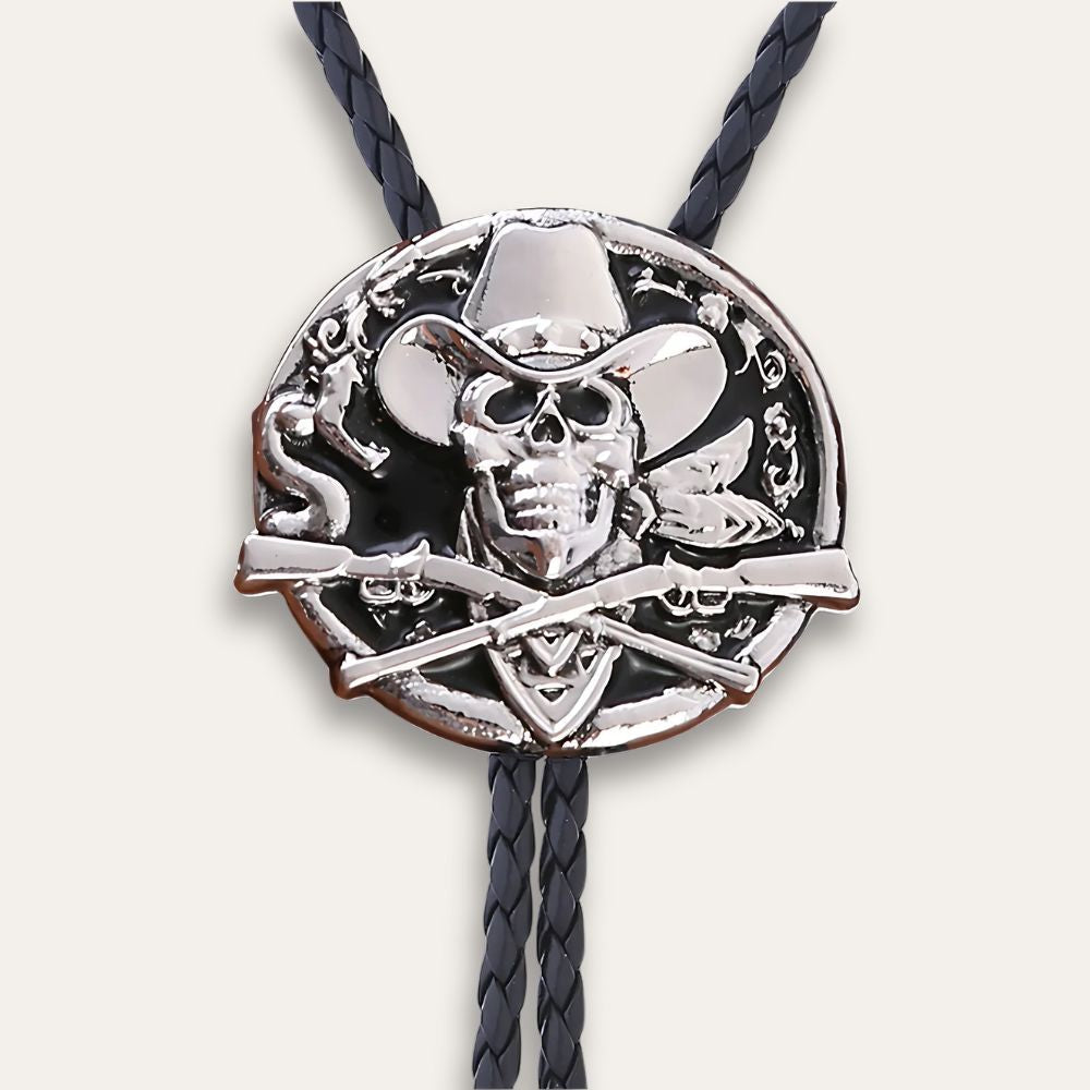 Gun bolo tie