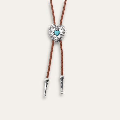 Heart bolo tie