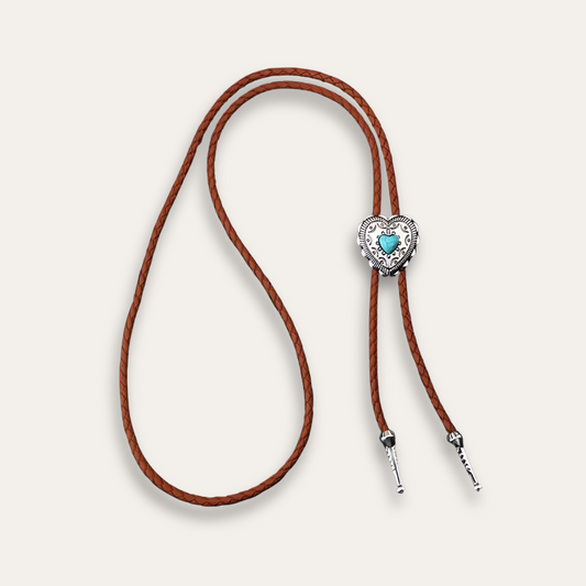 Heart bolo tie