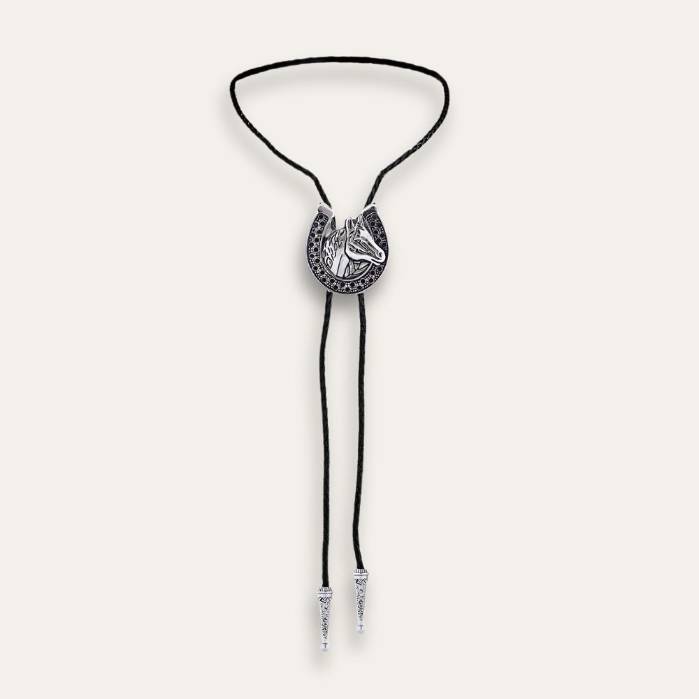 Horse head bolo tie