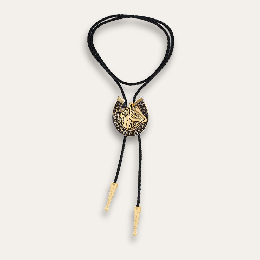 Horse head bolo tie