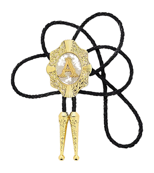 Letter Bolo Tie