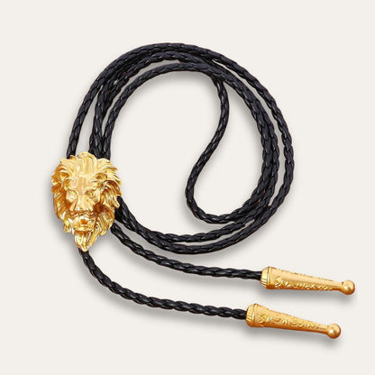 Lion bolo tie