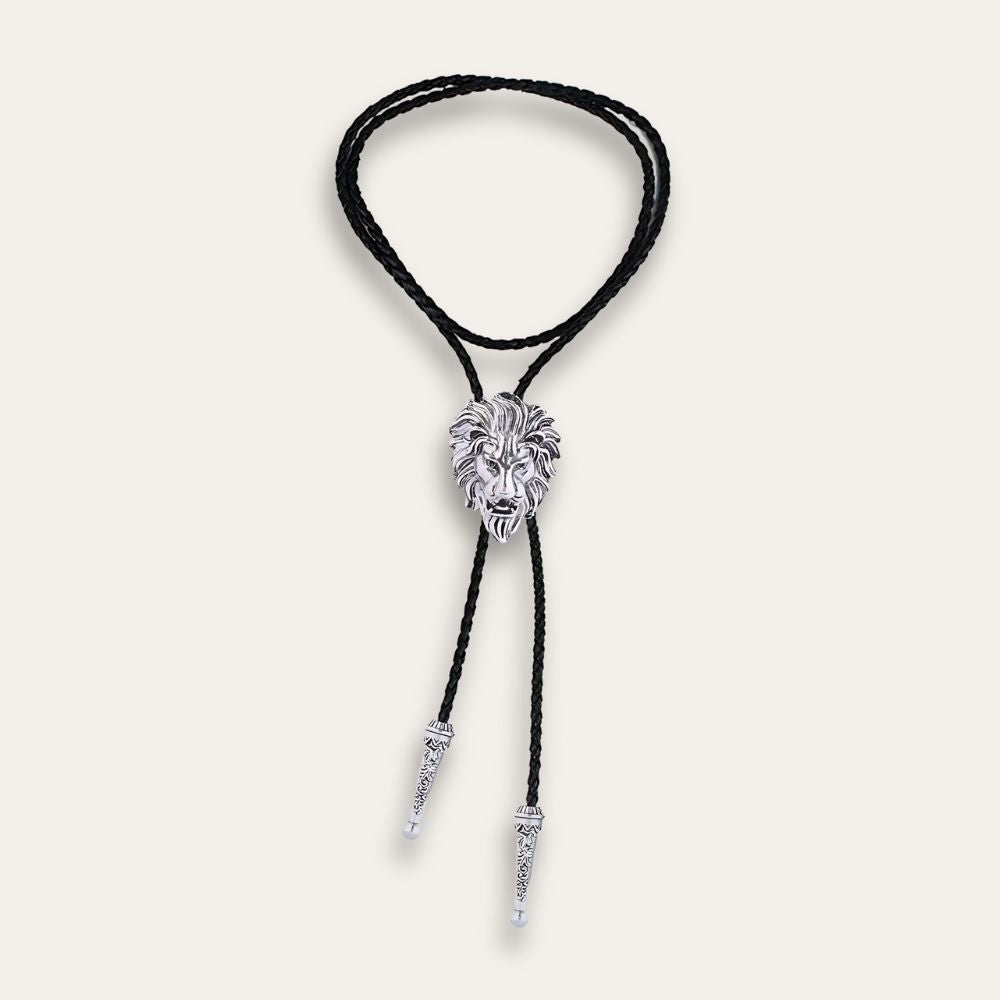 Lion bolo tie