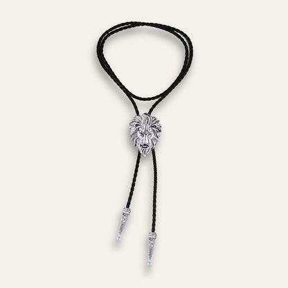 Lion bolo tie