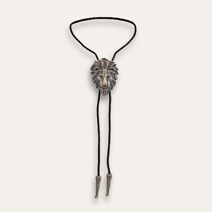 Lion bolo tie