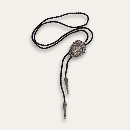 Lion bolo tie