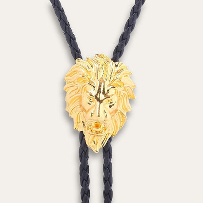 Lion bolo tie