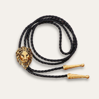 Lion bolo tie