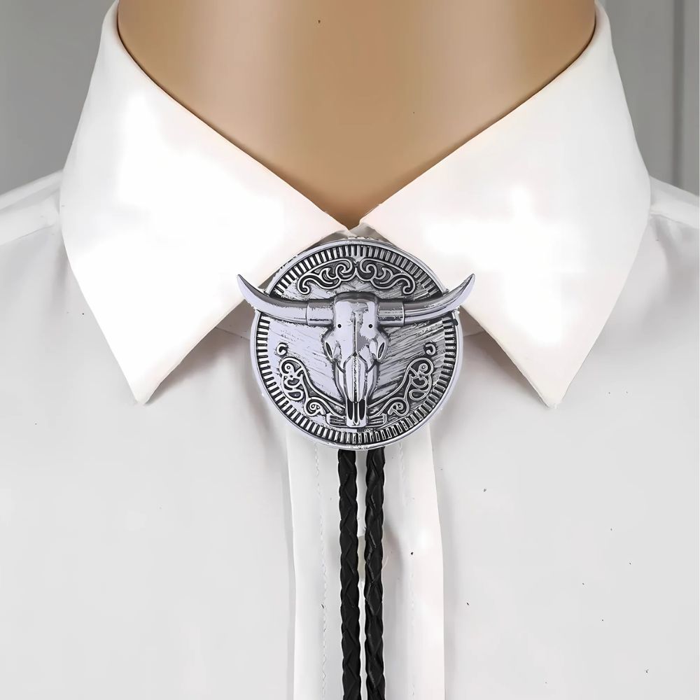 Longhorn bolo tie