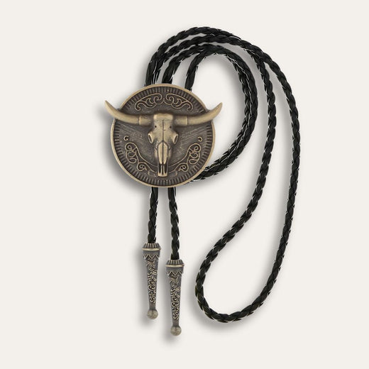 Longhorn Bolo Tie, yellow colorway