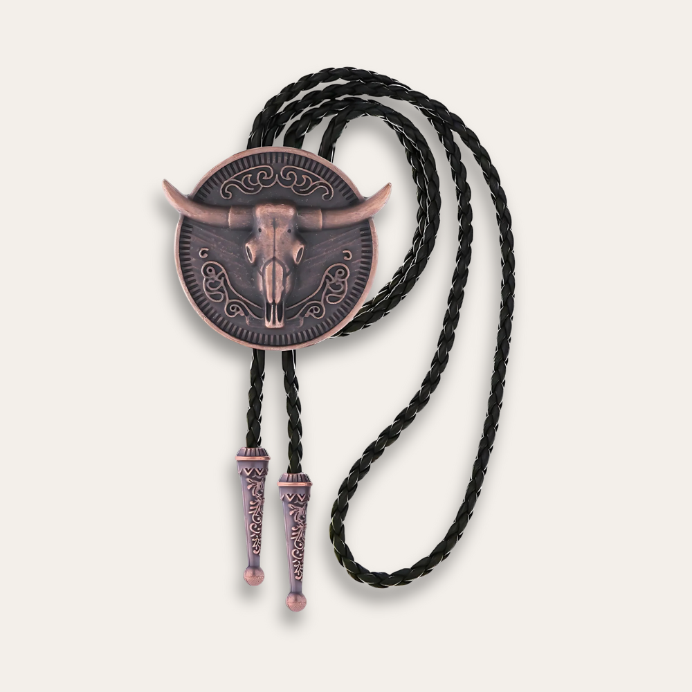 Longhorn bolo tie