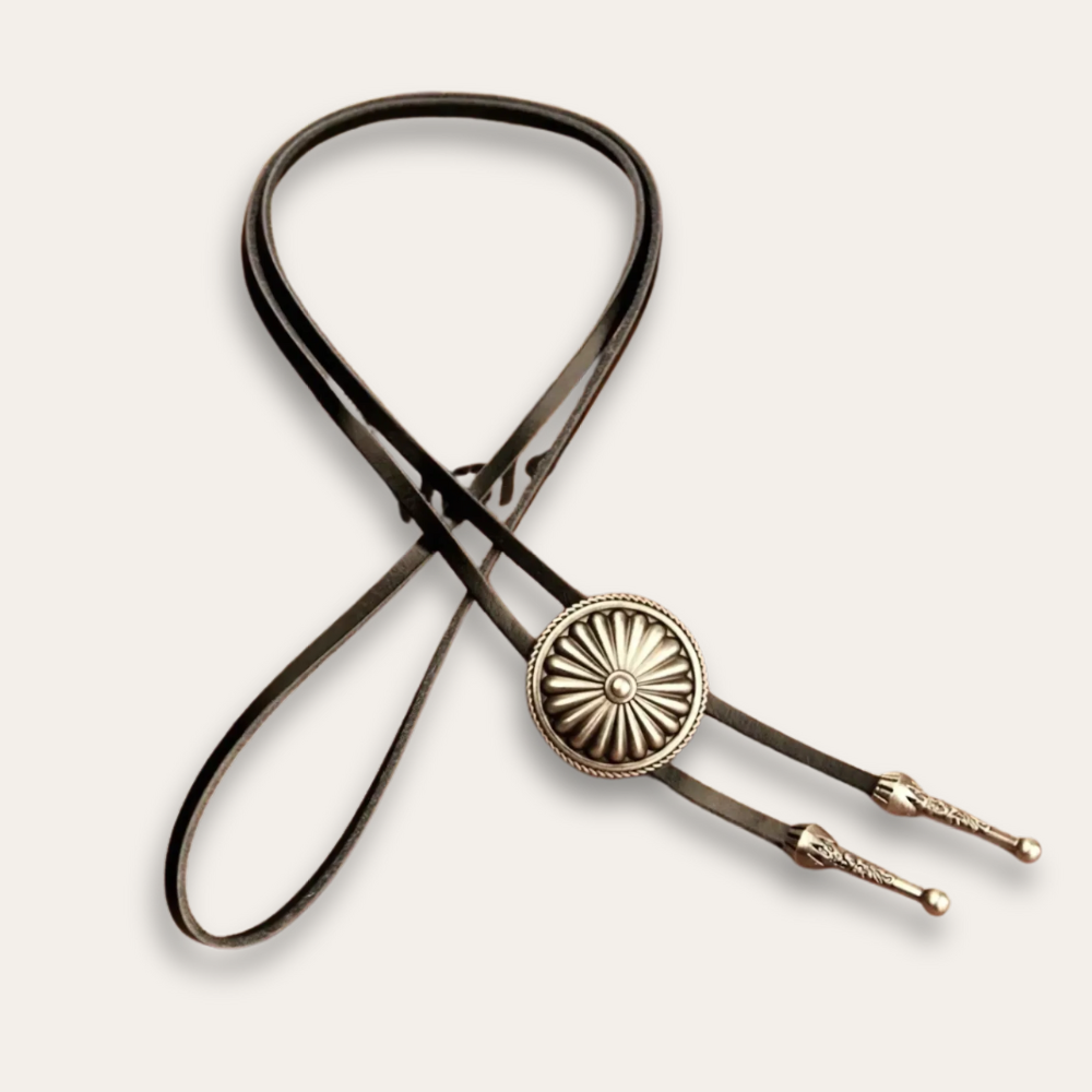 Metal bolo tie