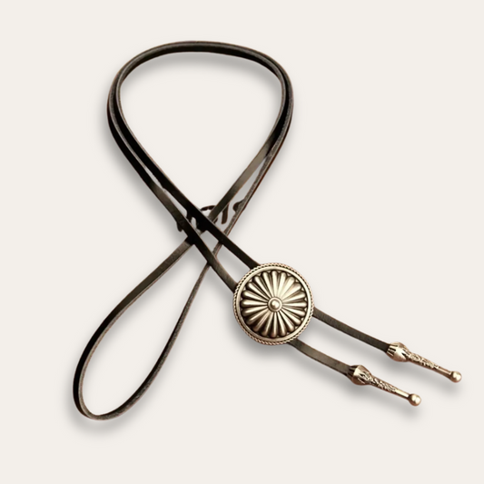 Metal bolo tie