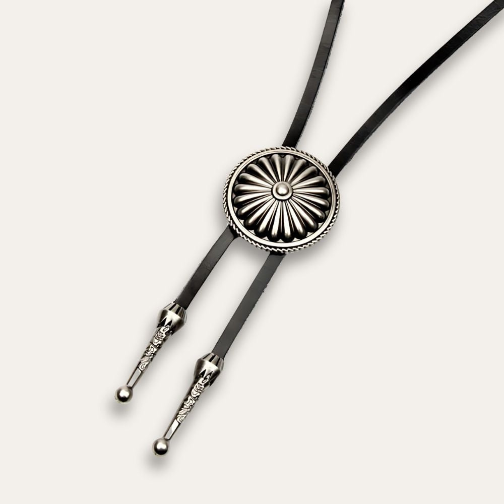 Metal bolo tie