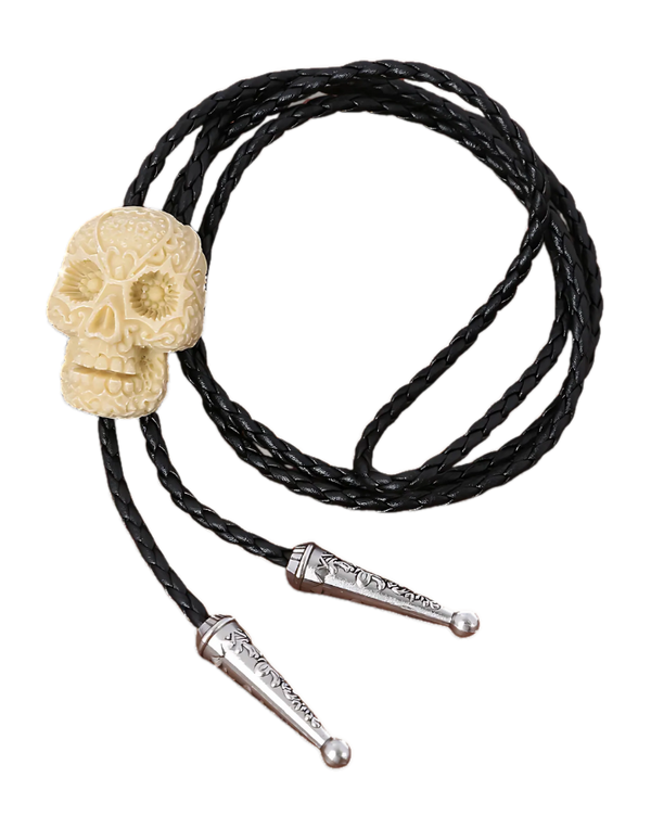 Mexican-Style Skull Bolo Tie