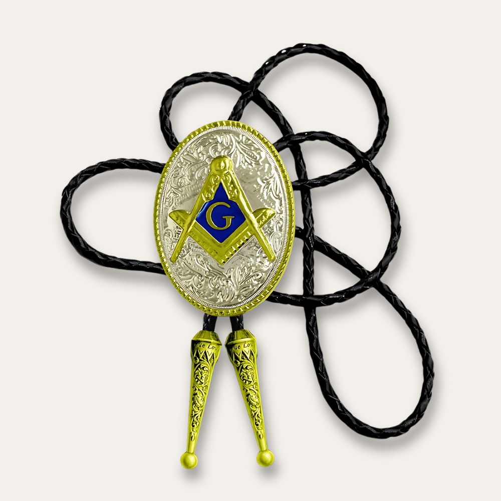 Monogram bolo tie