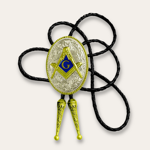 Square and Compasses Bolo Tie, default title colorway