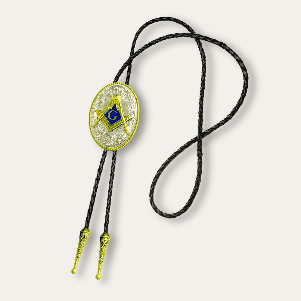 Monogram bolo tie