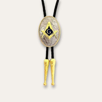 Monogram bolo tie