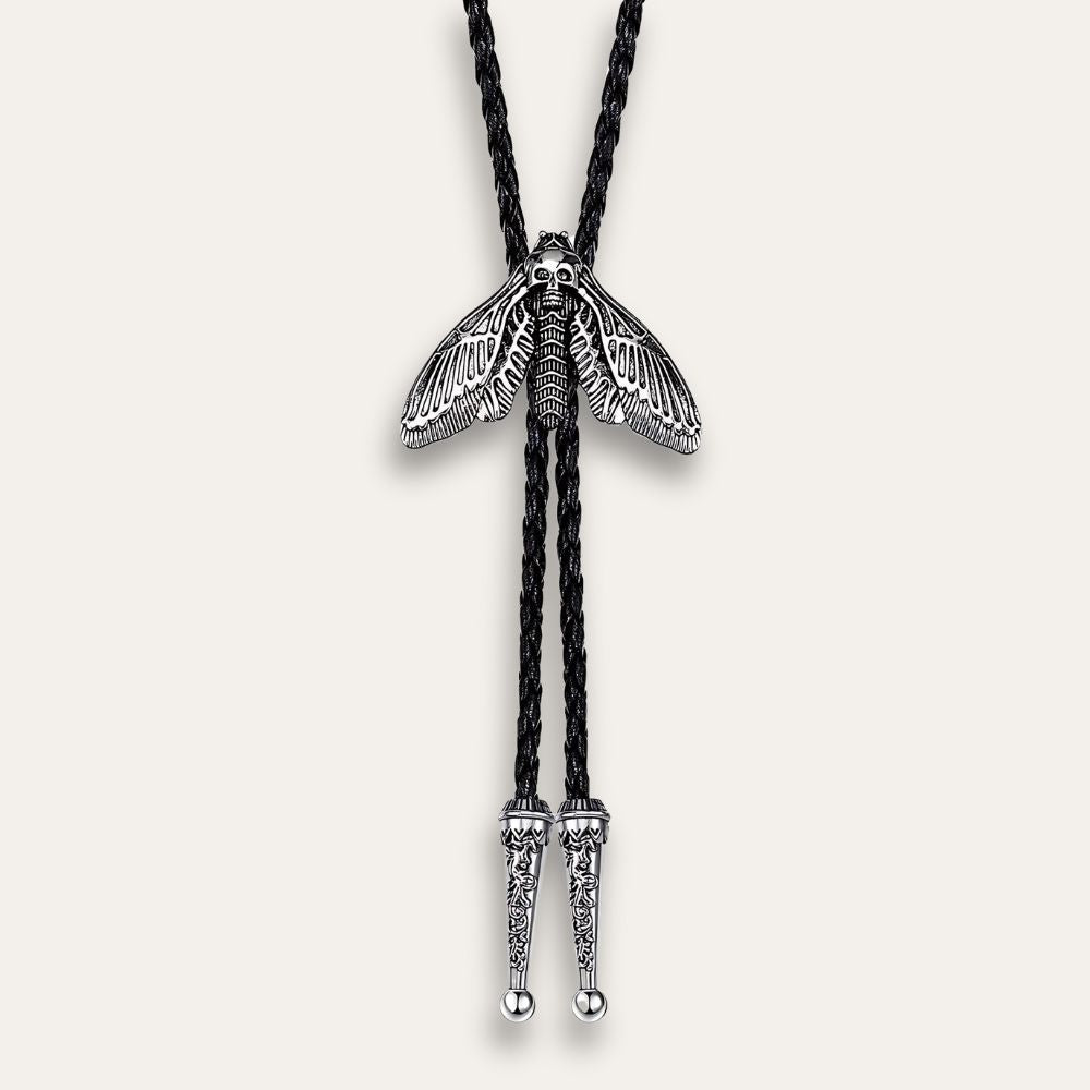 Moths bolo tie