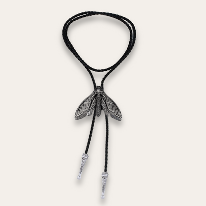 Moths bolo tie