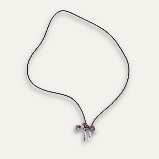 Motorcycle bolo tie