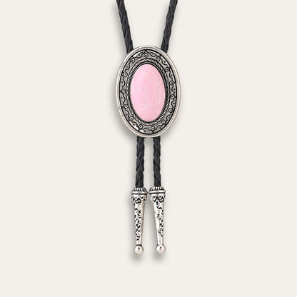 Pink bolo tie