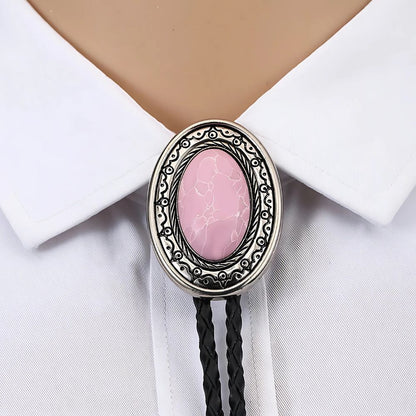 Pink bolo tie