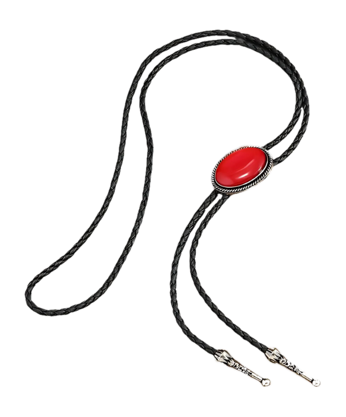 Red Bolo Tie