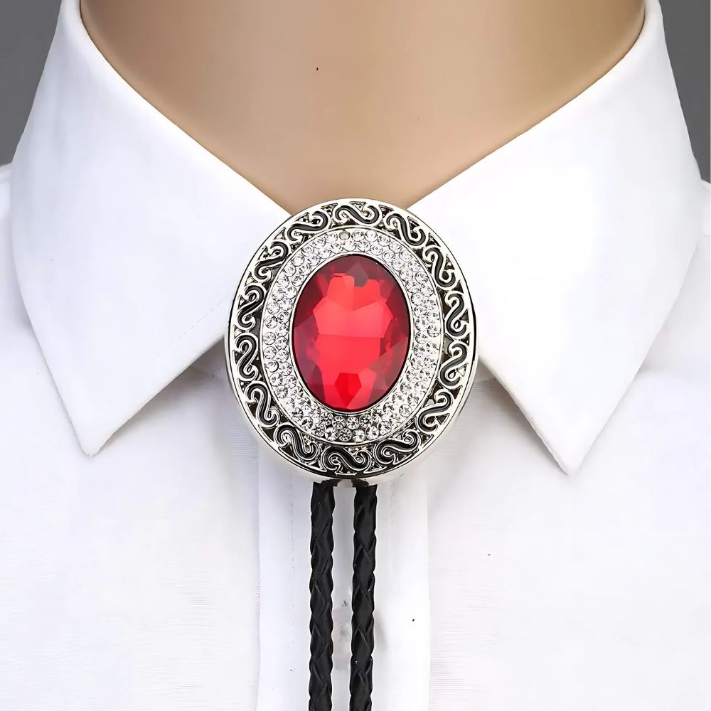 Rhinestone bolo tie