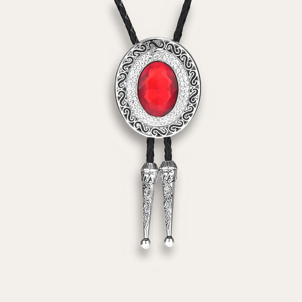 Rhinestone bolo tie