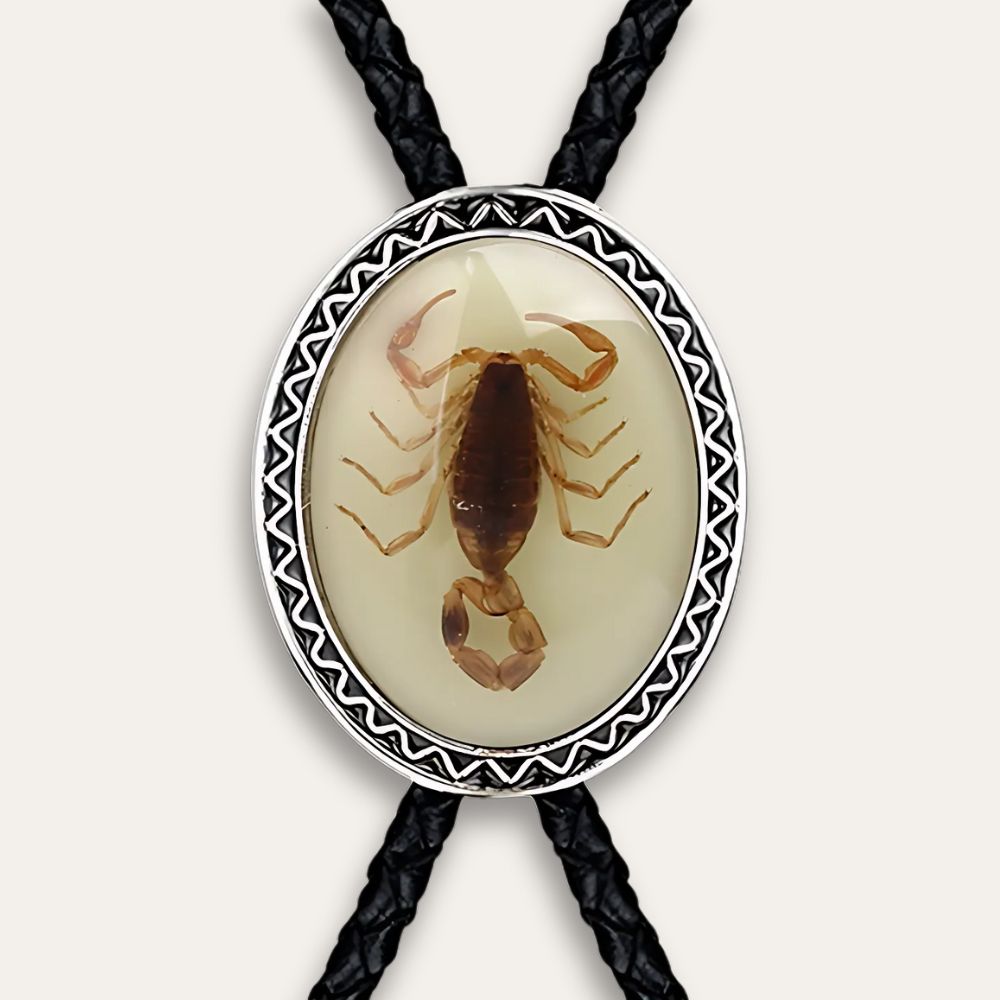 Scorpion bolo tie