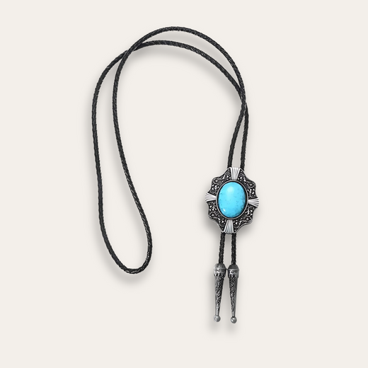 Turquoise-Tone Bolo Tie, default title colorway
