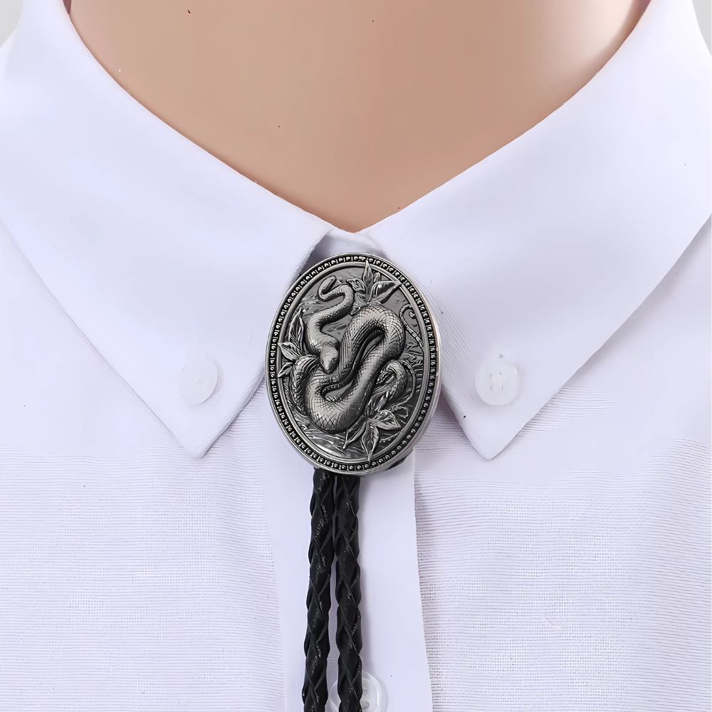 Snake bolo tie