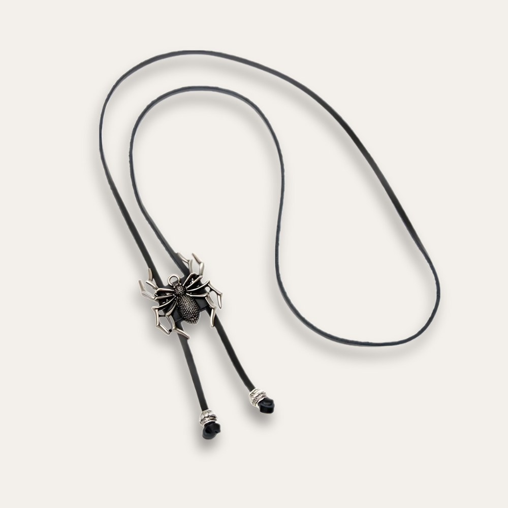 Spider bolo tie