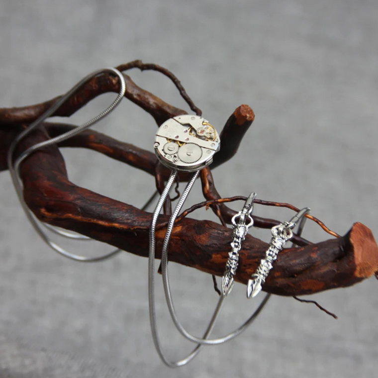 Steampunk bolo tie, photo 2