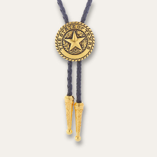Texas Bolo Tie, yellow colorway