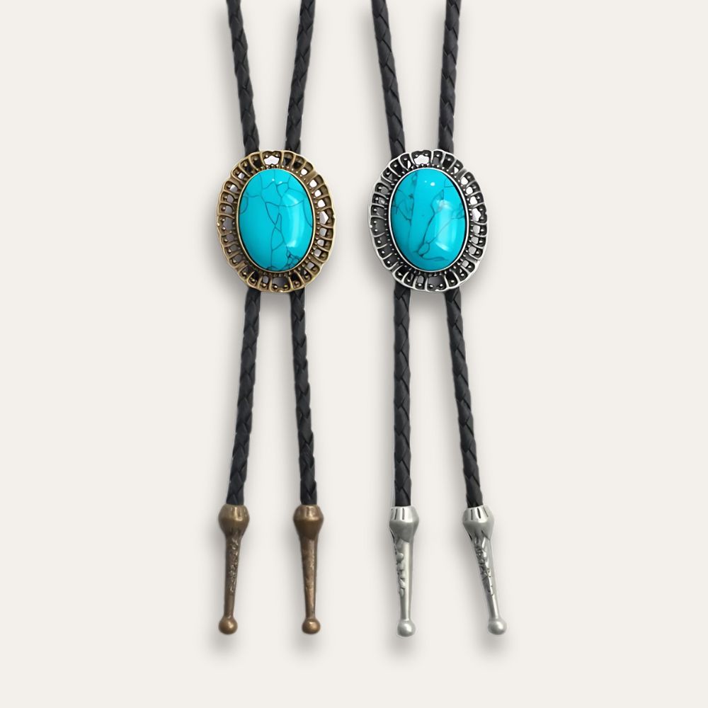 Turquoise bolo tie wedding