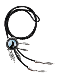 Wolf Dreamcatcher bolo tie